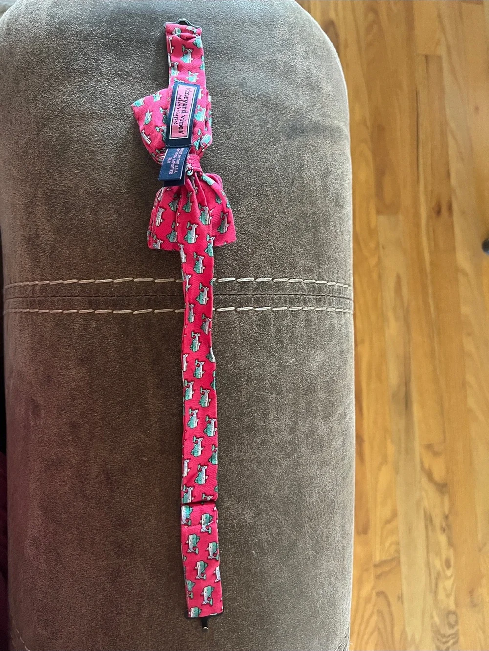 Vineyard Vines Pink Whale Kids Bow Tie